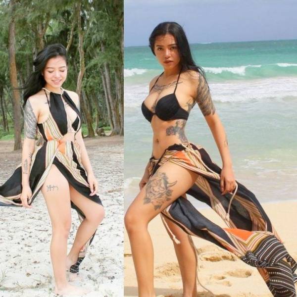 Bella Poarch Hot Beach Bikini Set Leaked - Britain - Usa on chickinfo.com
