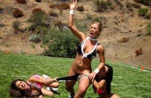 Outdoor sports in hardly noticeable uniform make Nina James horny on chickinfo.com