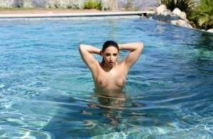 Lesbo girls with big butts Karlee Grey & Abella Danger toy twats after a swim on chickinfo.com