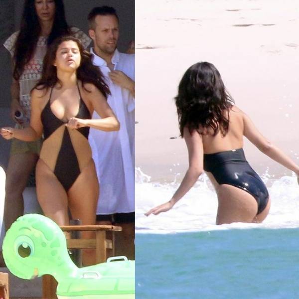 Selena Gomez Sexy Paparazzi One-Piece Swimsuit Set Leaked - Usa on chickinfo.com