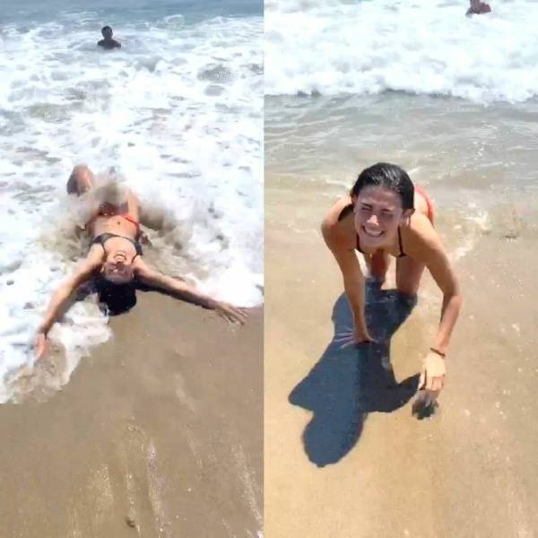 Charli D’Amelio Bikini Beach Fun Video Leaked - Usa on chickinfo.com