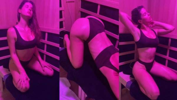 Amanda Cerny Bikini Sauna Stretching OnlyFans Video Leaked on chickinfo.com