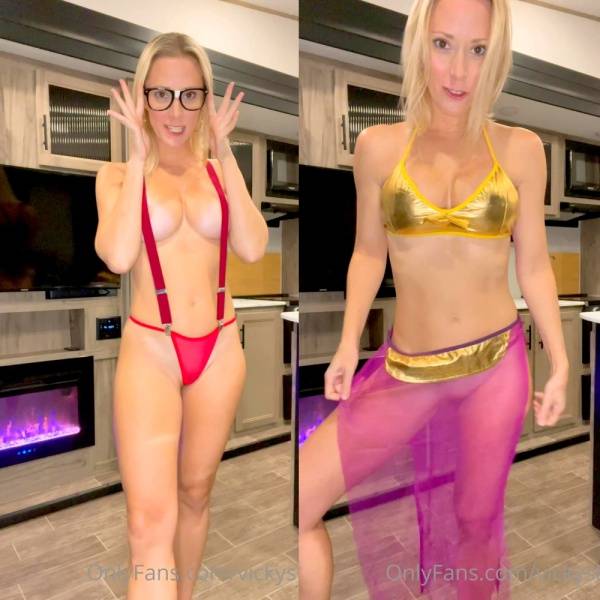 Vicky Stark Nude Sheer Costumes Try On Onlyfans Video on chickinfo.com