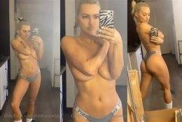 Lindsey Pelas Topless Mirror Selfie Video on chickinfo.com