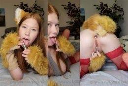 GingerASMR Fox Girl Vibe 19n 19Tail OnlyFans DM Video on chickinfo.com