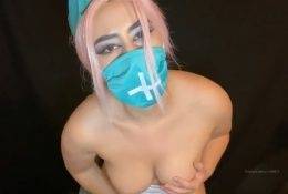 Masked ASMR Naughty Nurse Covid-19 Video on chickinfo.com