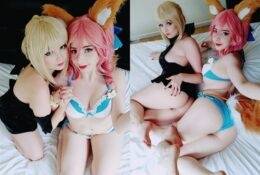 Hidori Rose X Miko Sexy Cosplay Selfies on chickinfo.com