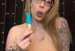 Karuna Satori ASMR Popsicle eating Kisses Patreon Video on chickinfo.com