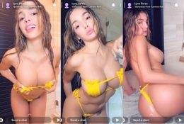 Lyna Perez Sexy Yellow Bikini Strip Tease Video Leaked on chickinfo.com