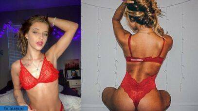 Bellerosex red lingerie onlyfans leaked nudes on chickinfo.com