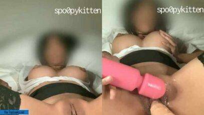 Sexy Spo0pyKitten OnlyFans masturbating wet pussy on chickinfo.com