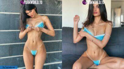 Yael Cohen Aris Covid Mask sexy Bikini onlyfans leaked nudes on chickinfo.com