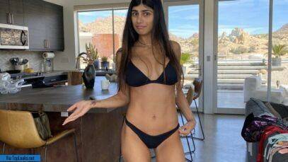 Mia Khalifa Lingerie Try-On Haul Onlyfans Set Leaked on chickinfo.com