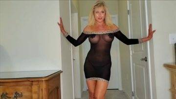 Reba Fitness Nude See Thorugh Black Sheer Dress Video Leaked on chickinfo.com