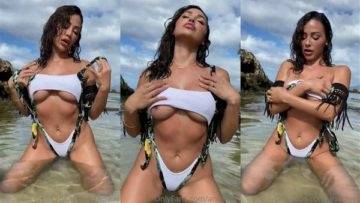 Ana Cheri Nude Teasing at Beach Video Leaked on chickinfo.com