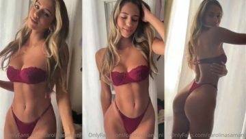 Carolina Samani Nude Bikini Teasing Video Leaked on chickinfo.com