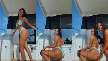 Malu Trevejo Topless Bikini Thong Twerking Video Leaked on chickinfo.com