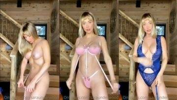 Sara Underwood Nude Lingerie Try On Video Leaked on chickinfo.com