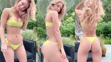 Daisy Keech Nude Dancing In Yellow Bikni Video Leaked on chickinfo.com
