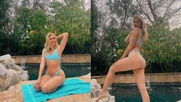 Jordyn Jones By The Pool Hot Photos Leaked on chickinfo.com