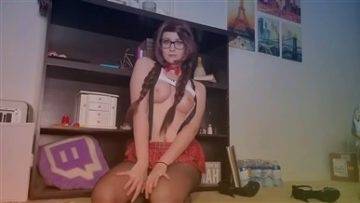 Jaxerie Nude Twitch Leaked School Girl Teasing Porn Video on chickinfo.com