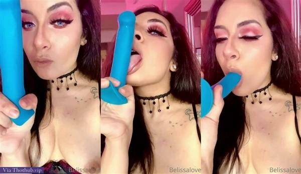 Belissalove Nude Dildo Sucking Video on chickinfo.com