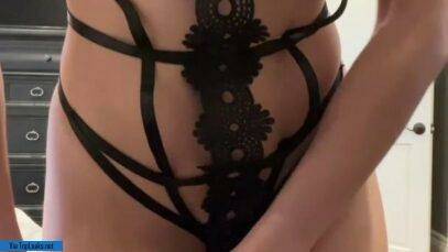 Christina Khalil Lingerie Nipple Tease Onlyfans Video Leaked on chickinfo.com