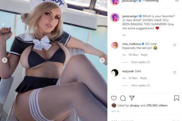 Jessica Nigri Onlyfans Nude Huge Tits Cosplayer Girl Video leaked on chickinfo.com