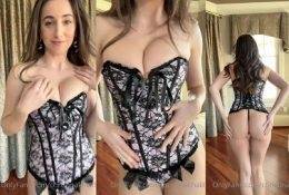 Christina Khalil Sexy Black And Pink Corset Video Leaked on chickinfo.com