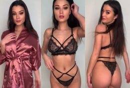 Keilah Kang Sexy Black Lingerie Tease Video Leaked on chickinfo.com