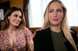 Carter Cruise and Vanessa Veracruz have lesbian sex during a home invasion on chickinfo.com