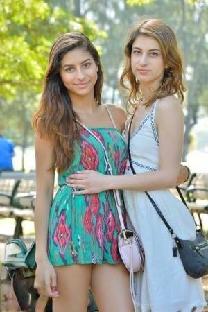 Beautiful teen girls flash their twats in public before fisting at home on chickinfo.com