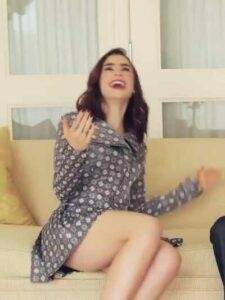 Tiktok Porn Lily Collins has amazing thighs on chickinfo.com