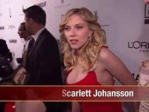 Tiktok Porn Scarlett Johansson in THAT red dress on chickinfo.com