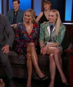 Tiktok Porn Jennifer Lawrence and Sophie Turner sexy legs on chickinfo.com