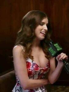 Tiktok Porn Anna Kendrick showing off her cleavage on chickinfo.com
