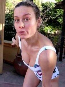 Tiktok Porn Brie Larson in a swimsuit in her new video on chickinfo.com