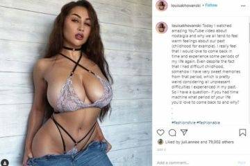 Louisa Khovanski Nude Big Tit Onlyfans Worship Video Leaked on chickinfo.com
