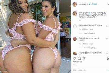 Trisha Paytas Lena The Plug Nude Lesbian Onlyfans Video on chickinfo.com