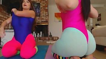 Sophie Dee yoga time with friend - OnlyFans free porn on chickinfo.com