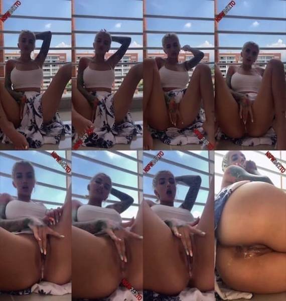 Agata Ruiz - pussy fingering on balcony snapchat premium 2021/01/11 on chickinfo.com
