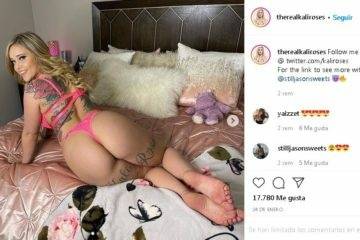 Kali Roses Teasing OnlyFans Instagram Leaked Videos on chickinfo.com