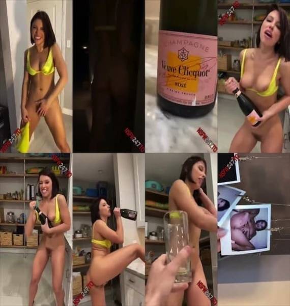 Adriana Chechik masturbation till squirt & drinking it snapchat premium 2020/03/22 on chickinfo.com