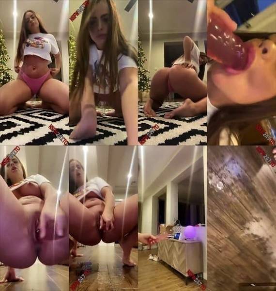 Allison Parker dildo masturbation on the floor snapchat premium 2019/12/12 on chickinfo.com