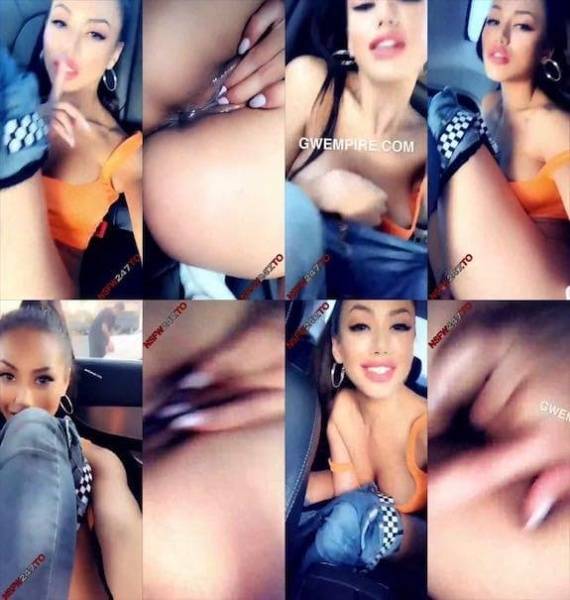 Gwen Singer pussy play in car snapchat premium 2019/10/05 on chickinfo.com