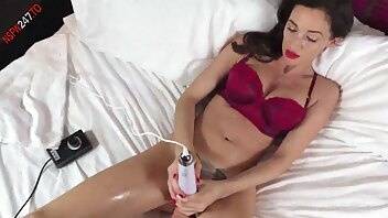 Georgie Darby penetrated by fuck machine while a vibrator teases her clit onlyfans porn videos on chickinfo.com