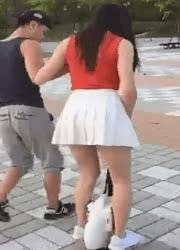 Cute asian girl in skirt on chickinfo.com