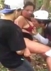 Brazilians fuck teen in the forest - Brazil on chickinfo.com