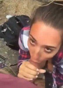 Blowjob Outdoor with Cum in Mouth on chickinfo.com