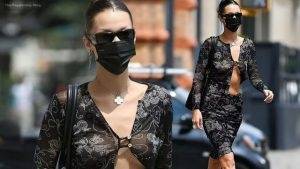 Bella Hadid Flashes Her Nude Tits in NYC (52 Photos) Mega on chickinfo.com